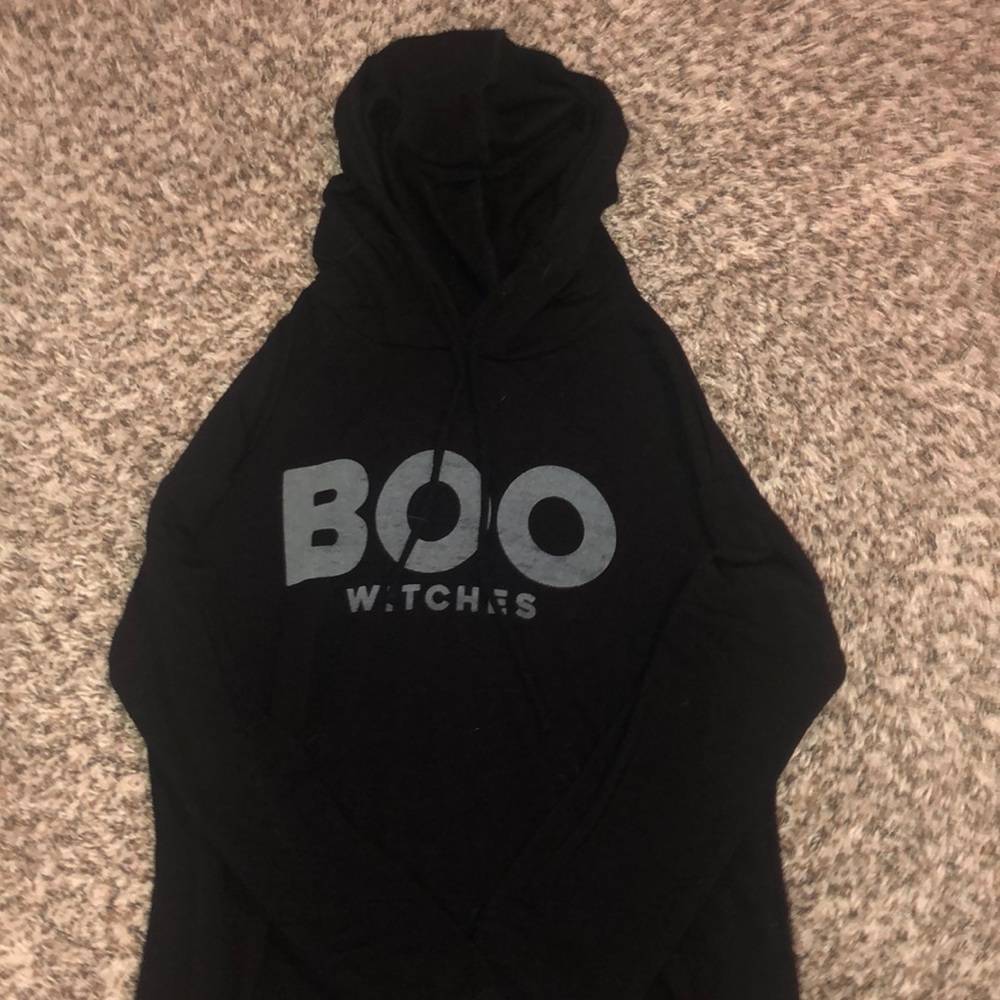 BOO WITCHES black hoodie